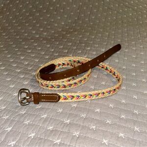 American Eagle Outfitters 🦅 Early 2000’s Multicolor Braided Women's Belt
